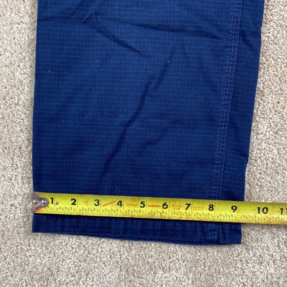 Carhartt Men's Navy‎ Blue Cargo Pants Size S Regular Fit Cotton Blend Workwear - Picture 6 of 8